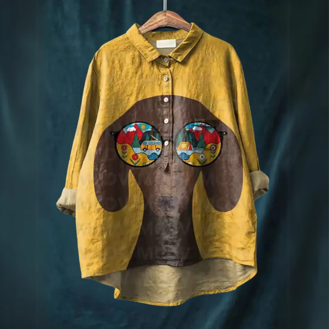 Adeline | Luxurious Art-Inspired Blouse