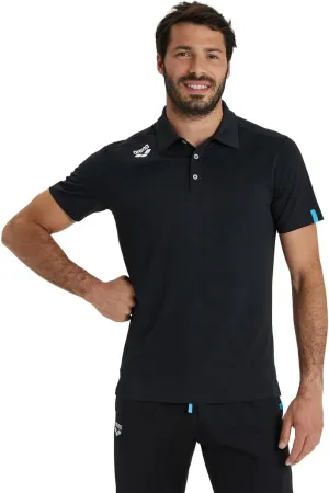 ARENA Unisex Team Solid Polo Shirt Short Sleeve Quick Dry Active Tee Regular Fit Athletic Top Gym Exercise Training