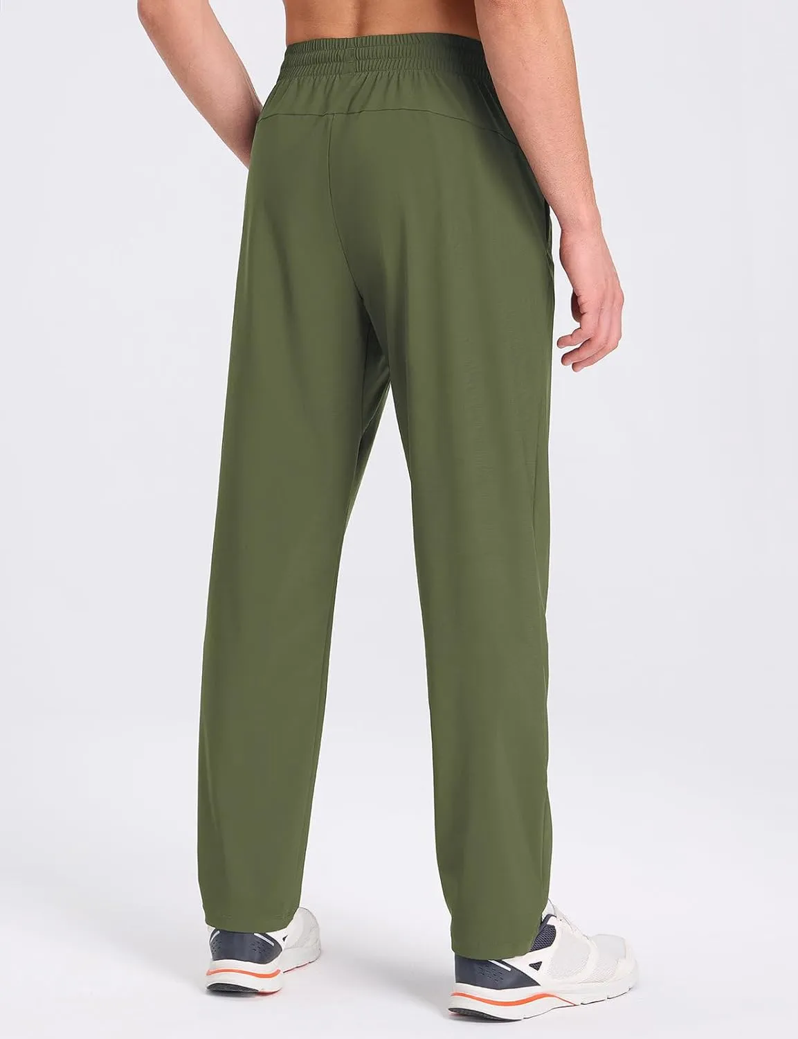 baleaf Men's Athletic Pants with Zipper Pockets Lightweight Quick Dry Tapered Sweatpants for Track, Workout, Jogging, Running