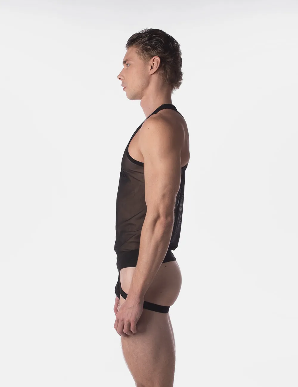 Barcode Berlin Mesh Drama Tank Top