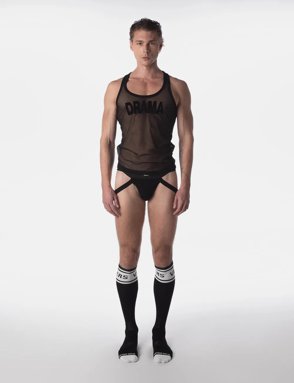 Barcode Berlin Mesh Drama Tank Top