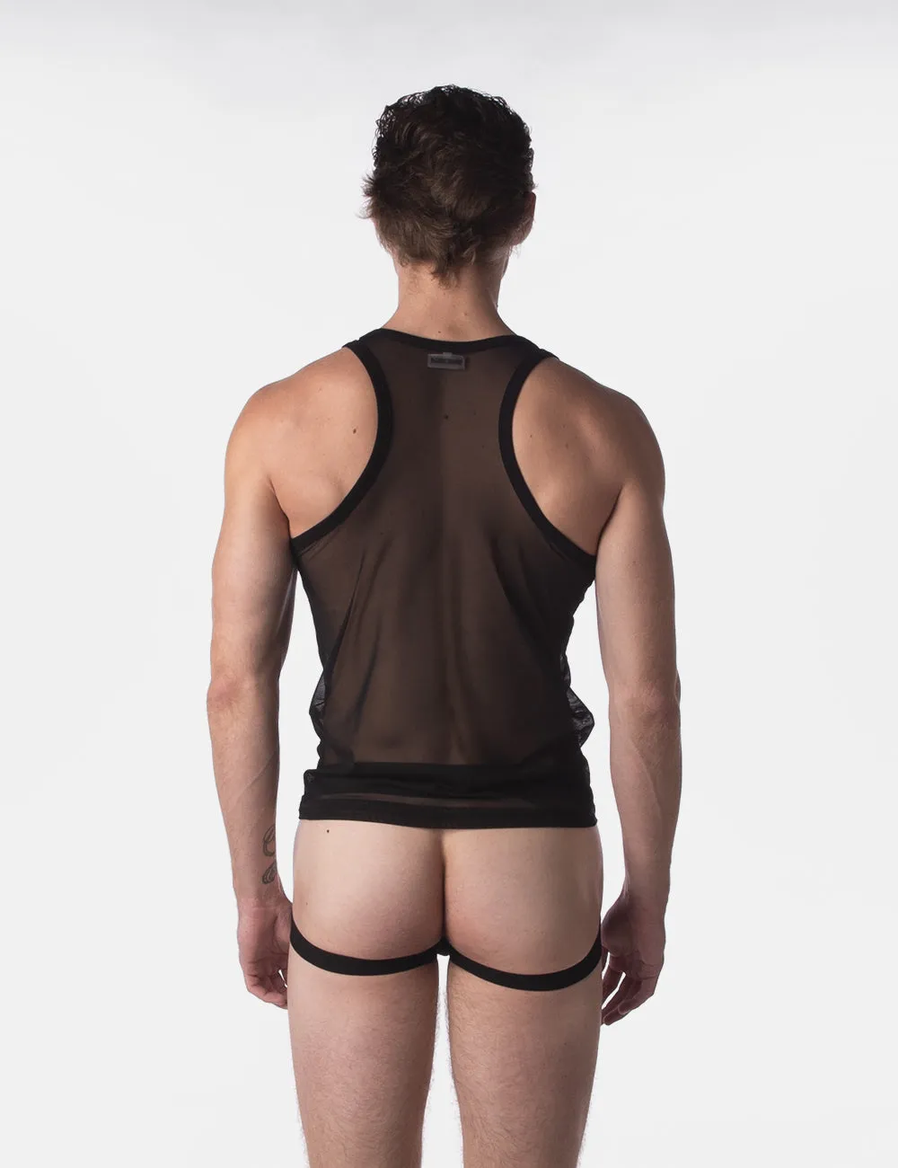Barcode Berlin Mesh Drama Tank Top
