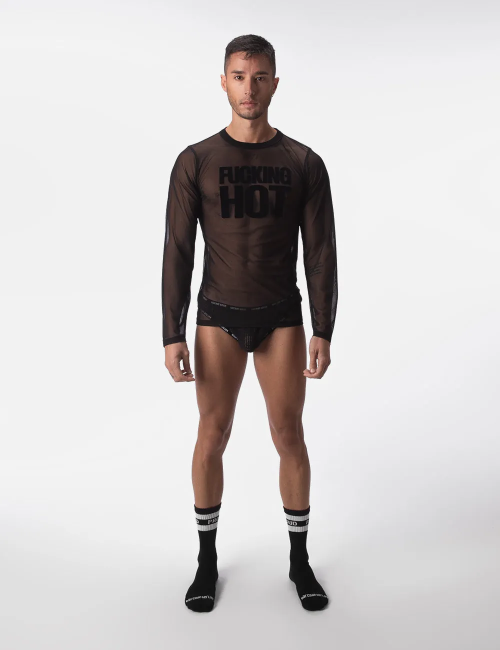 Barcode Berlin Mesh F*cking Hot Long Sleeve