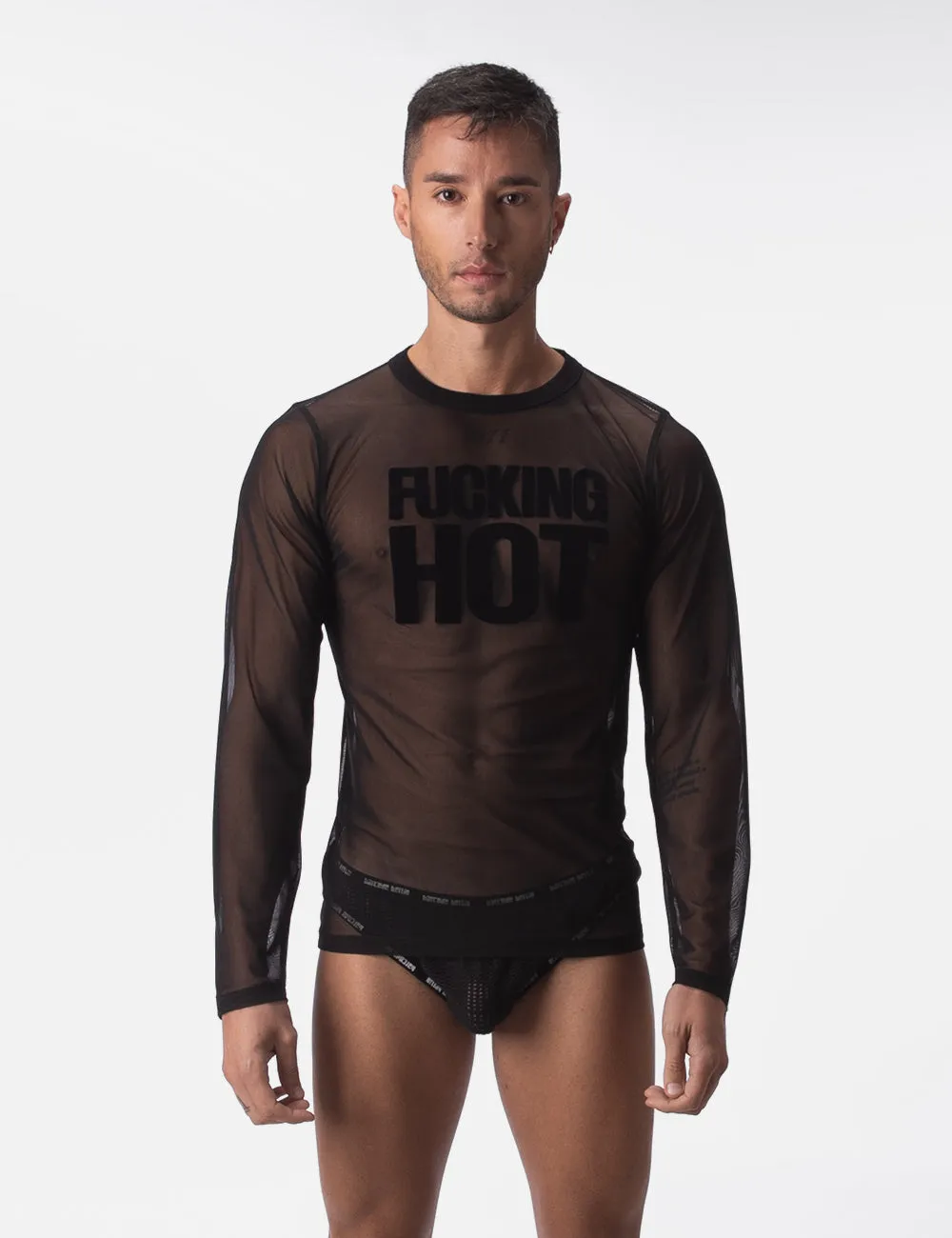 Barcode Berlin Mesh F*cking Hot Long Sleeve