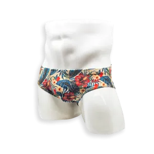 Basic Swim Brief - Hibiscus