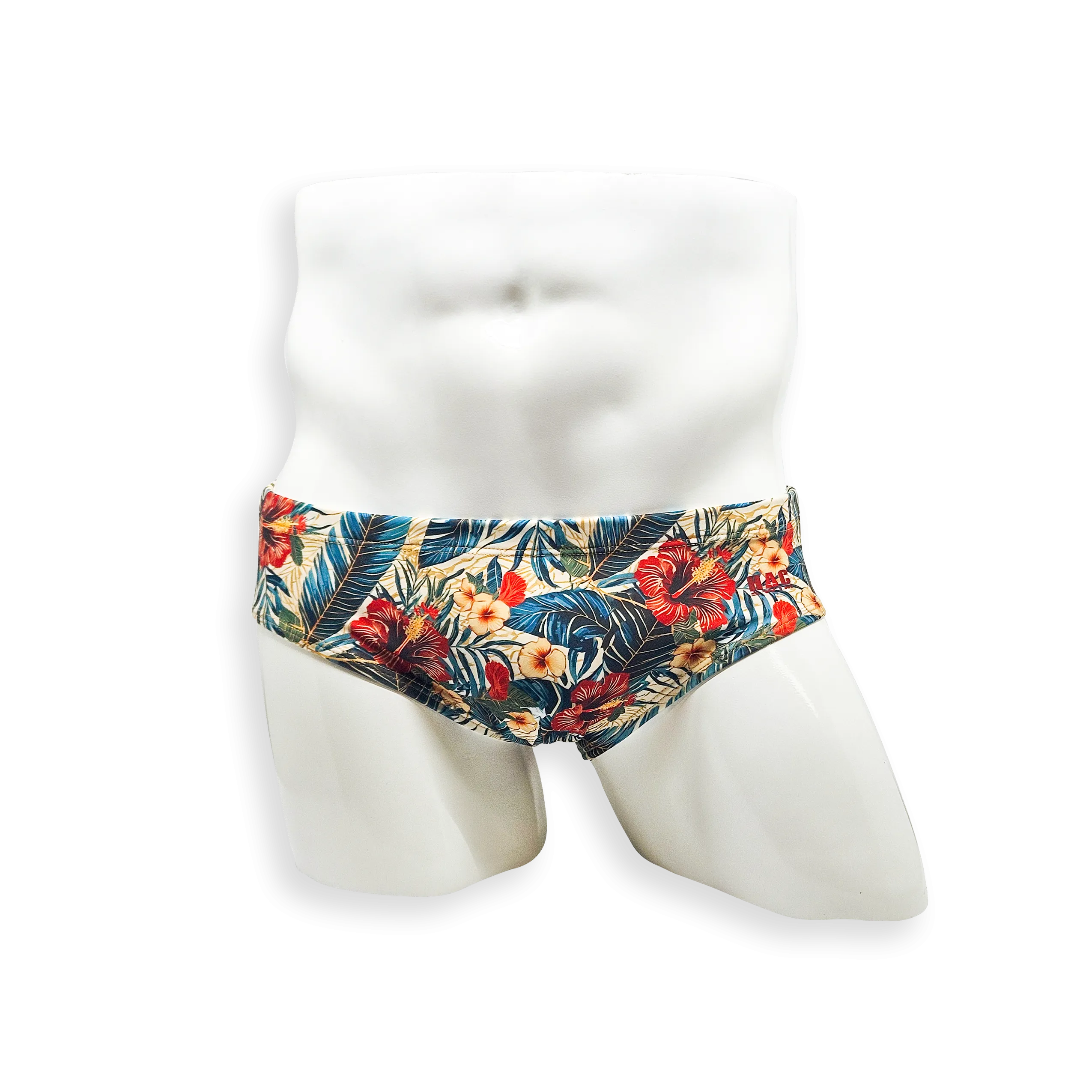 Basic Swim Brief - Hibiscus