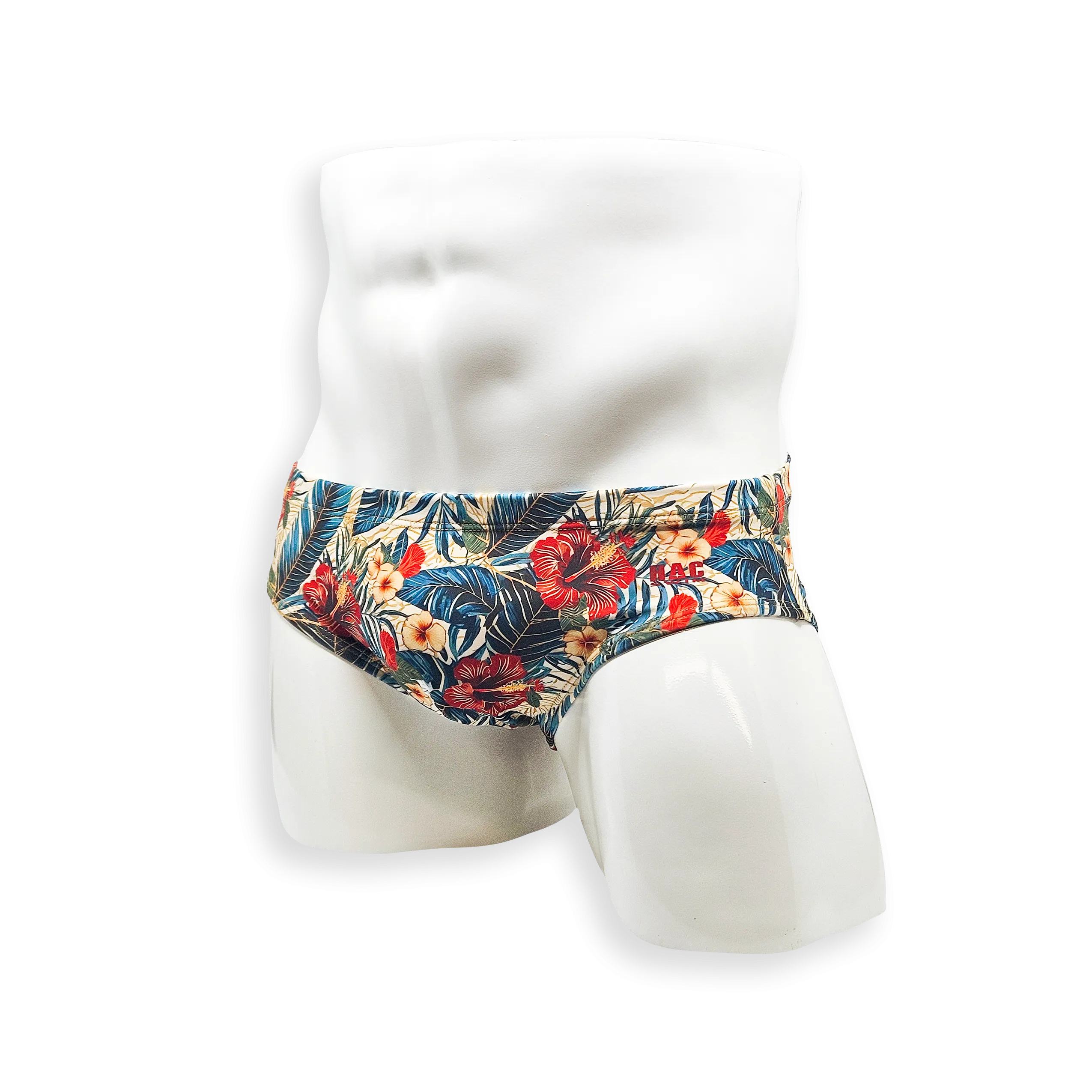 Basic Swim Brief - Hibiscus