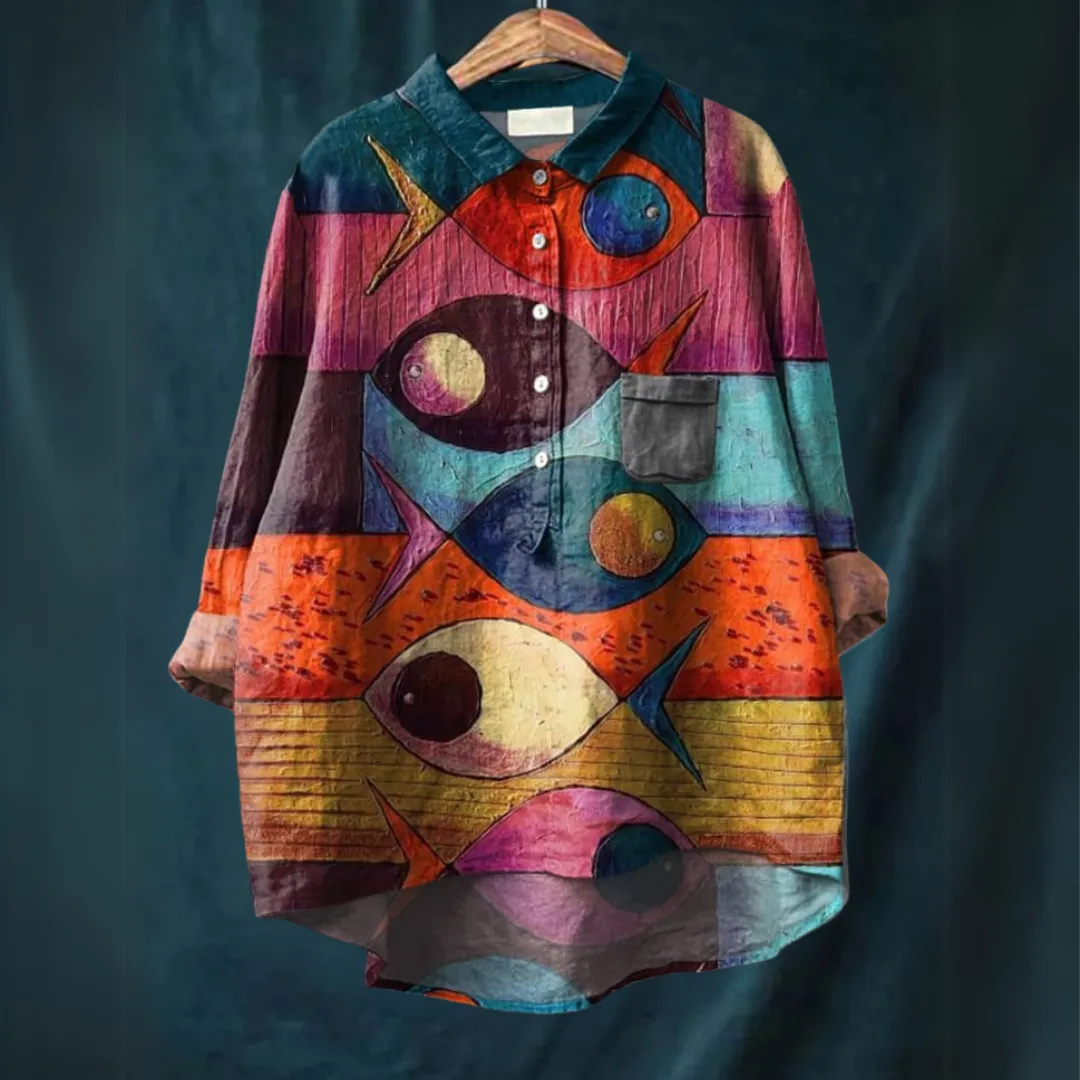 Freya | Luxurious Art-Inspired Blouse