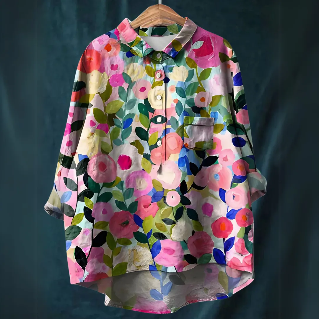Freya | Luxurious Art-Inspired Blouse