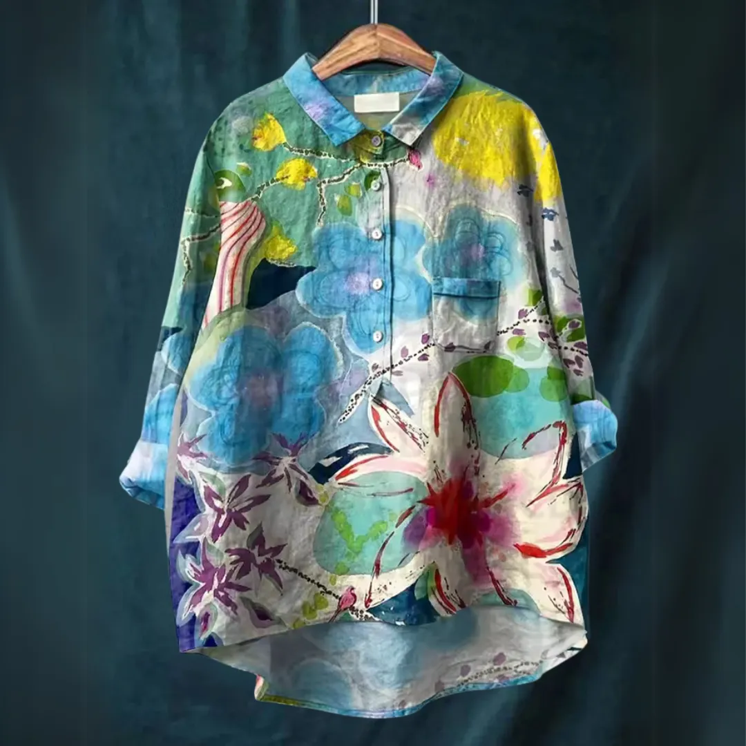 Freya | Luxurious Art-Inspired Blouse
