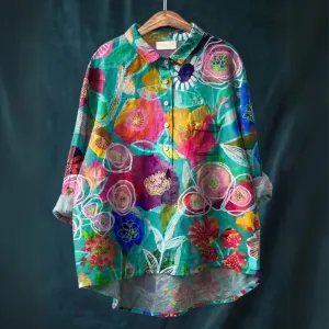 Freya | Luxurious Art-Inspired Blouse