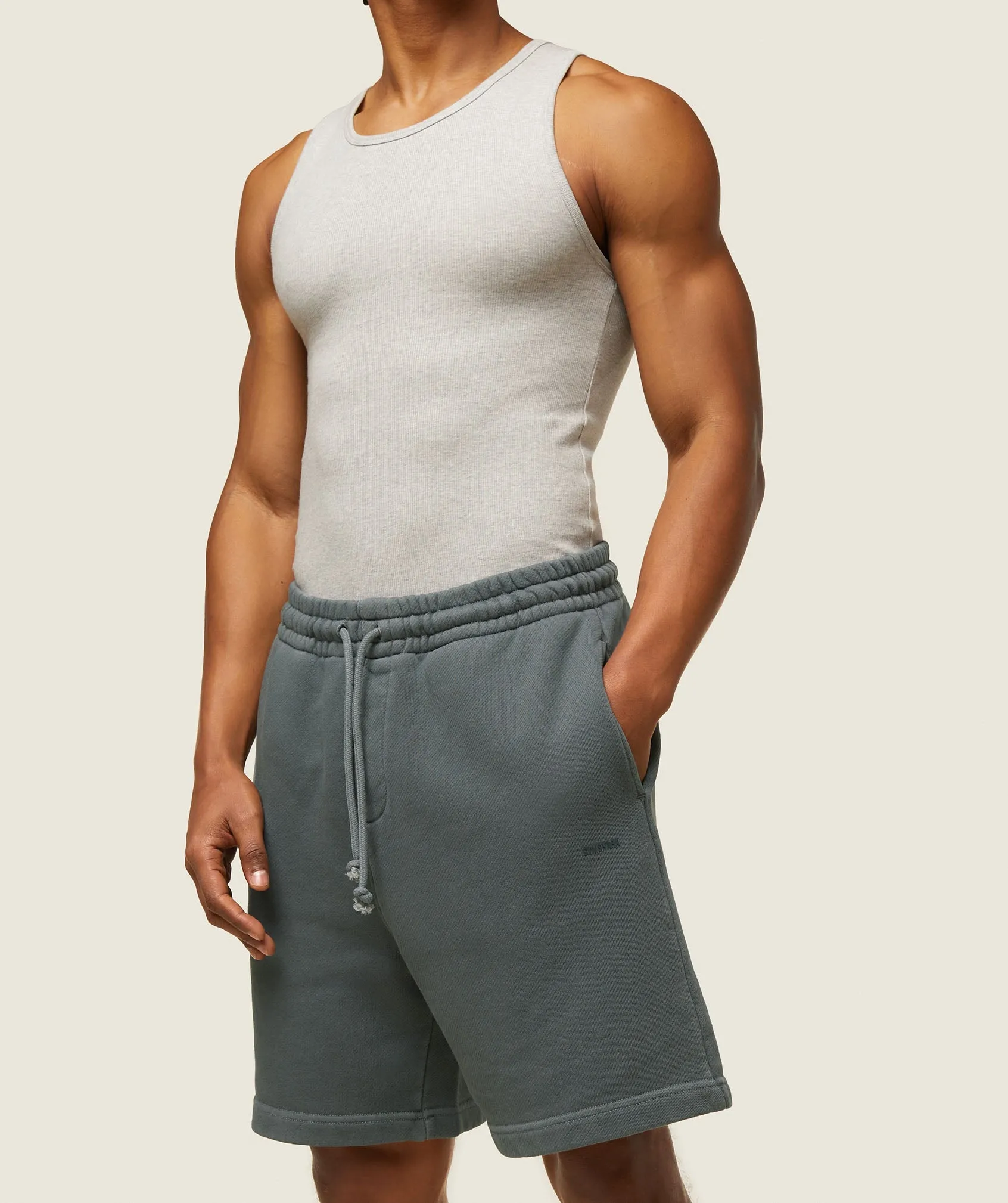 Gymshark everywear Sweat Shorts - Slate Teal