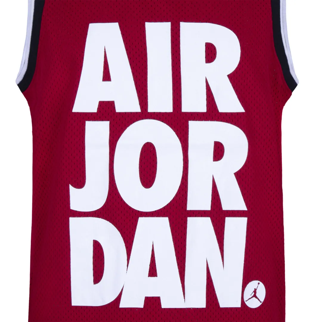 Jordan Jumpman Mesh Jersey Tank Top Gym Red (Big Kids)