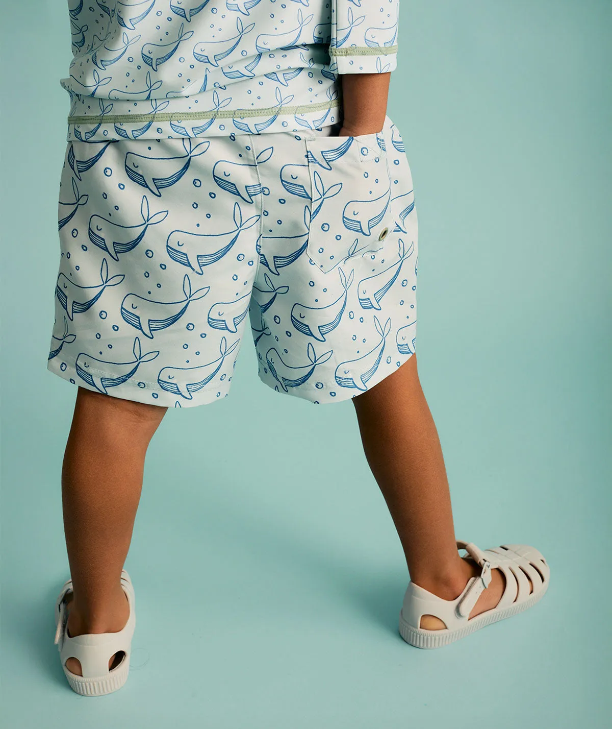 KIDLY by MORI Recycled Swim Shorts