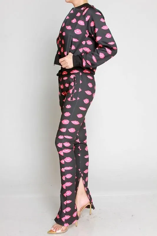 LIPPY SWEAT JOGGER SETS - WHITE