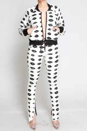 LIPPY SWEAT JOGGER SETS - WHITE