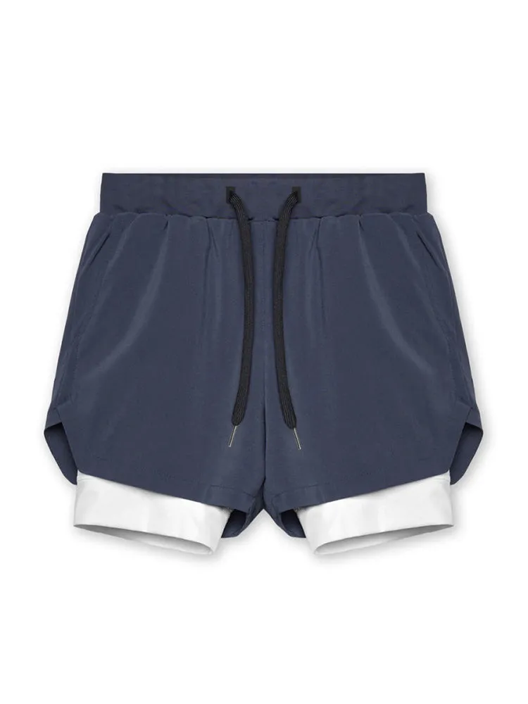 Men's Quick Dry Athletic Shorts With Phone Pockets