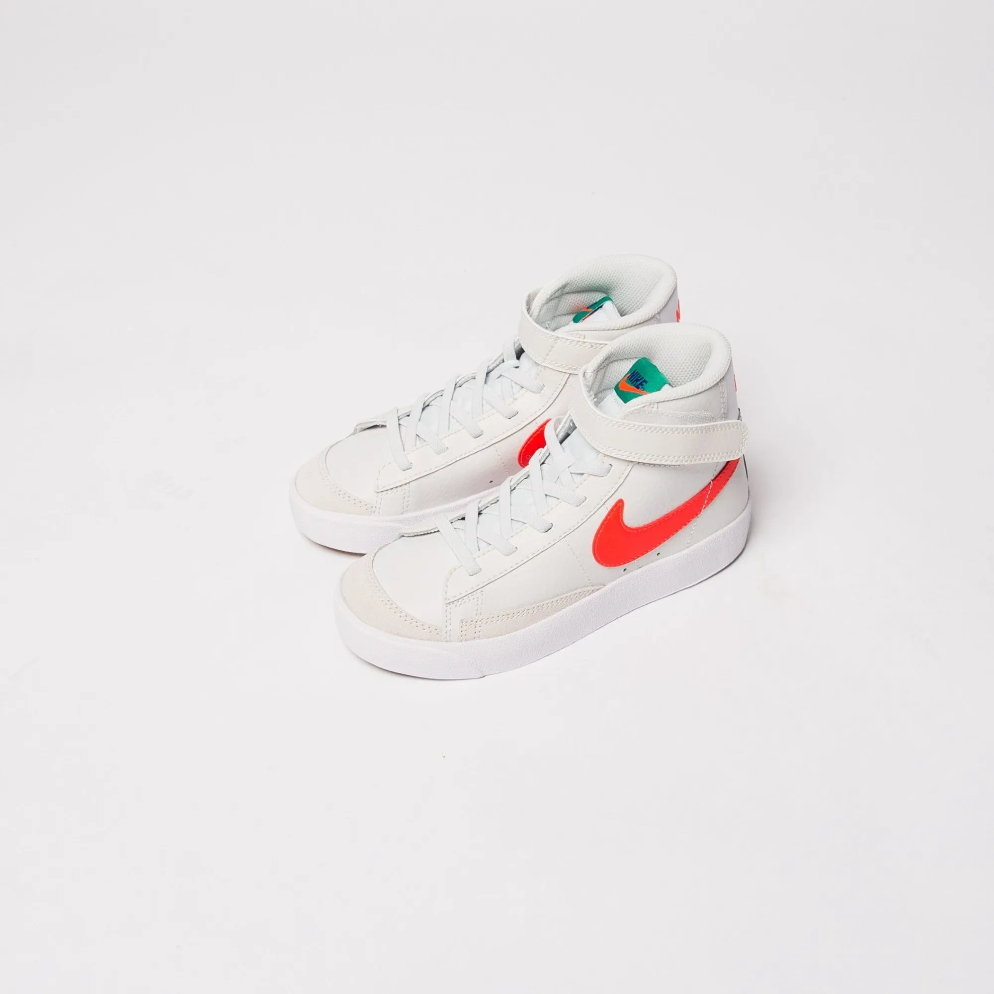 Nike Blazer Mid '77 (Platinum Tint   Bright Crimson)