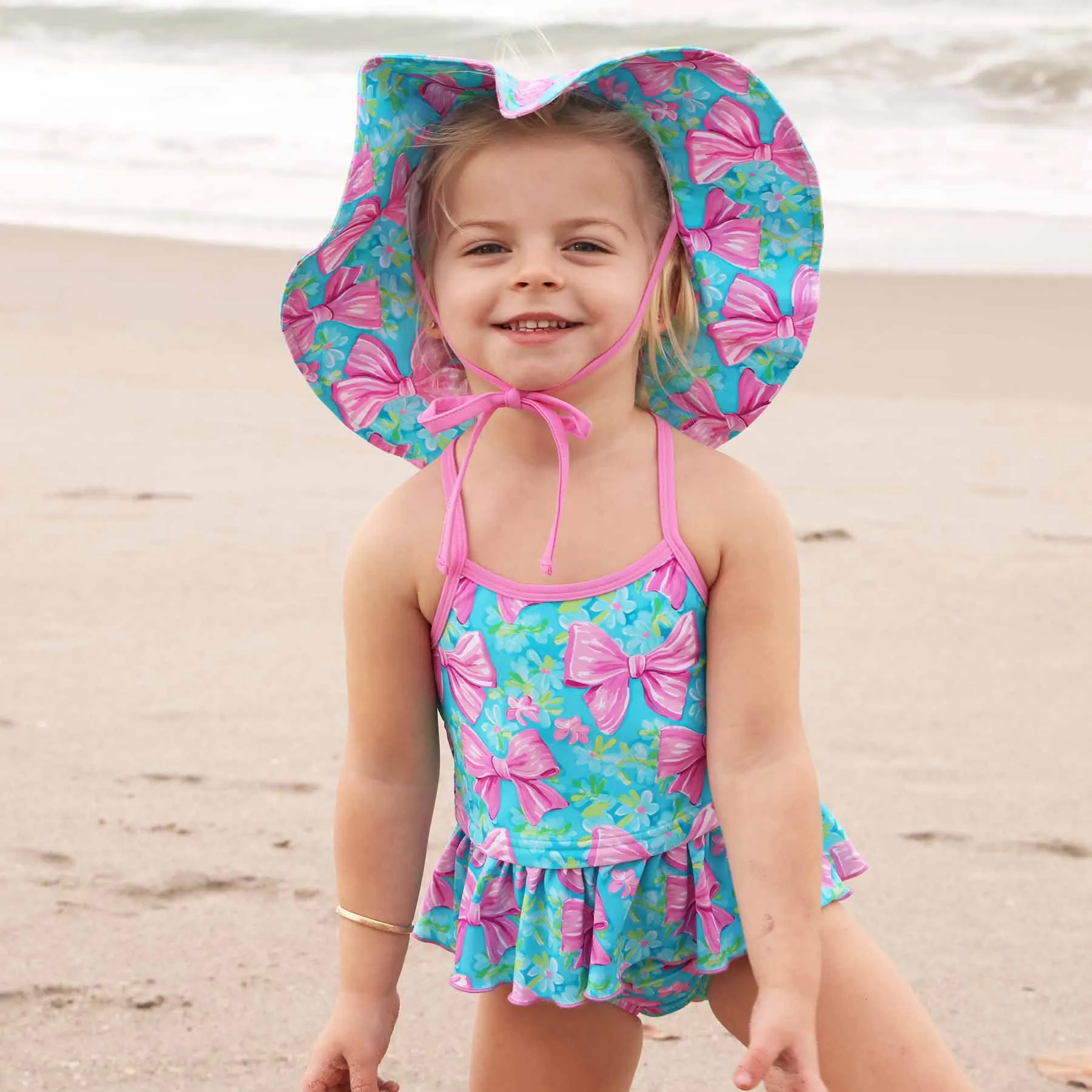 Printed Sun Hat | Beachy Bows