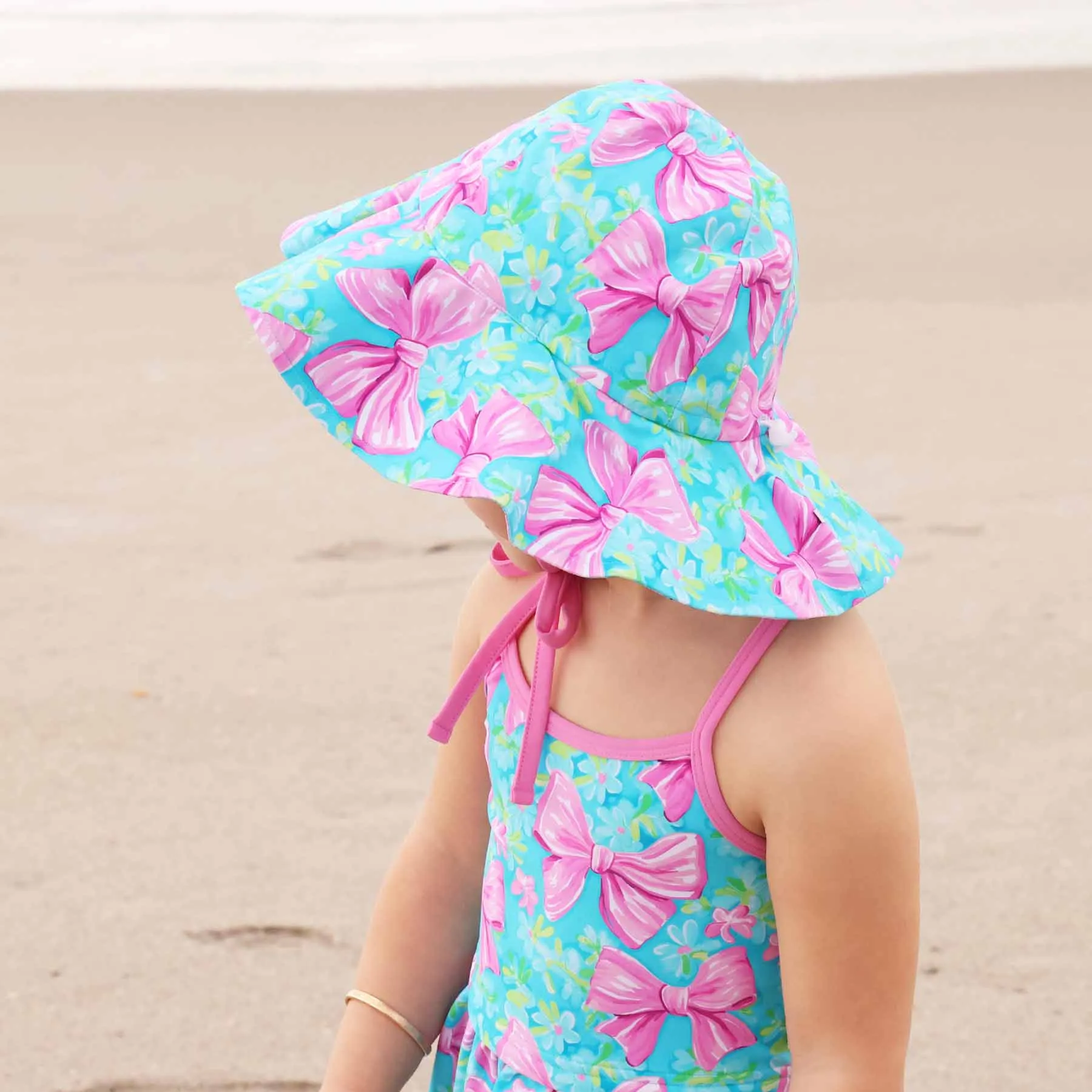 Printed Sun Hat | Beachy Bows