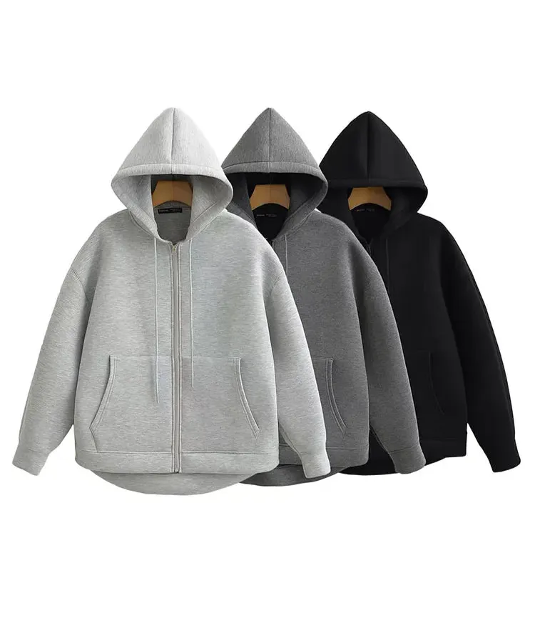 Rebel Zip-Up Hoodie-Casual Streetwear Hoodie for Everyday Wear