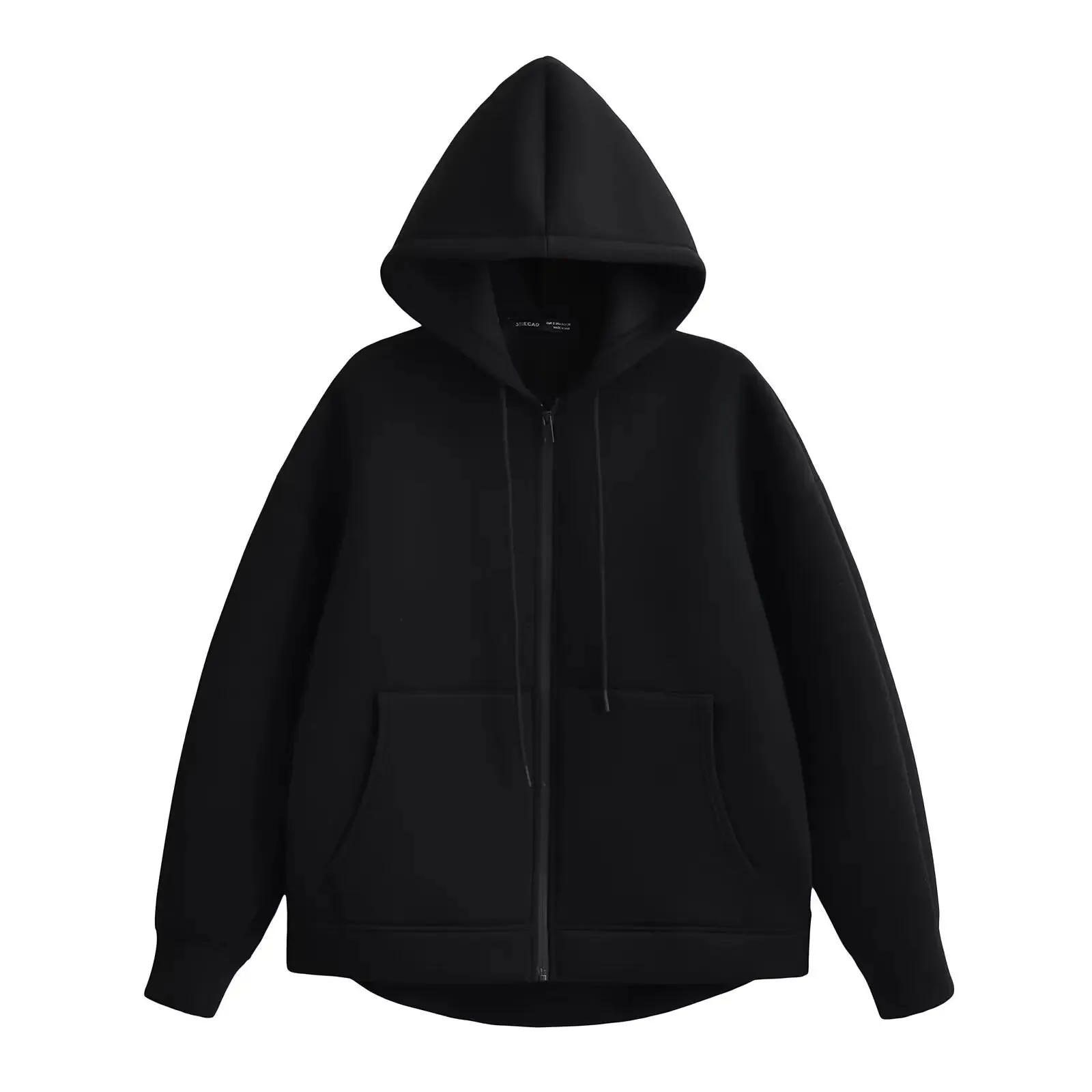 Rebel Zip-Up Hoodie-Casual Streetwear Hoodie for Everyday Wear