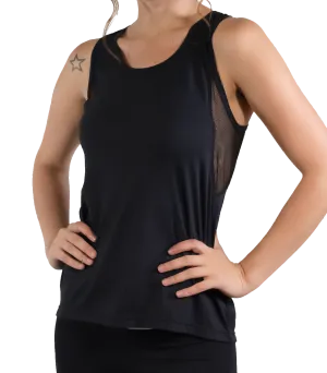 Tank Top Link With Net Mesh