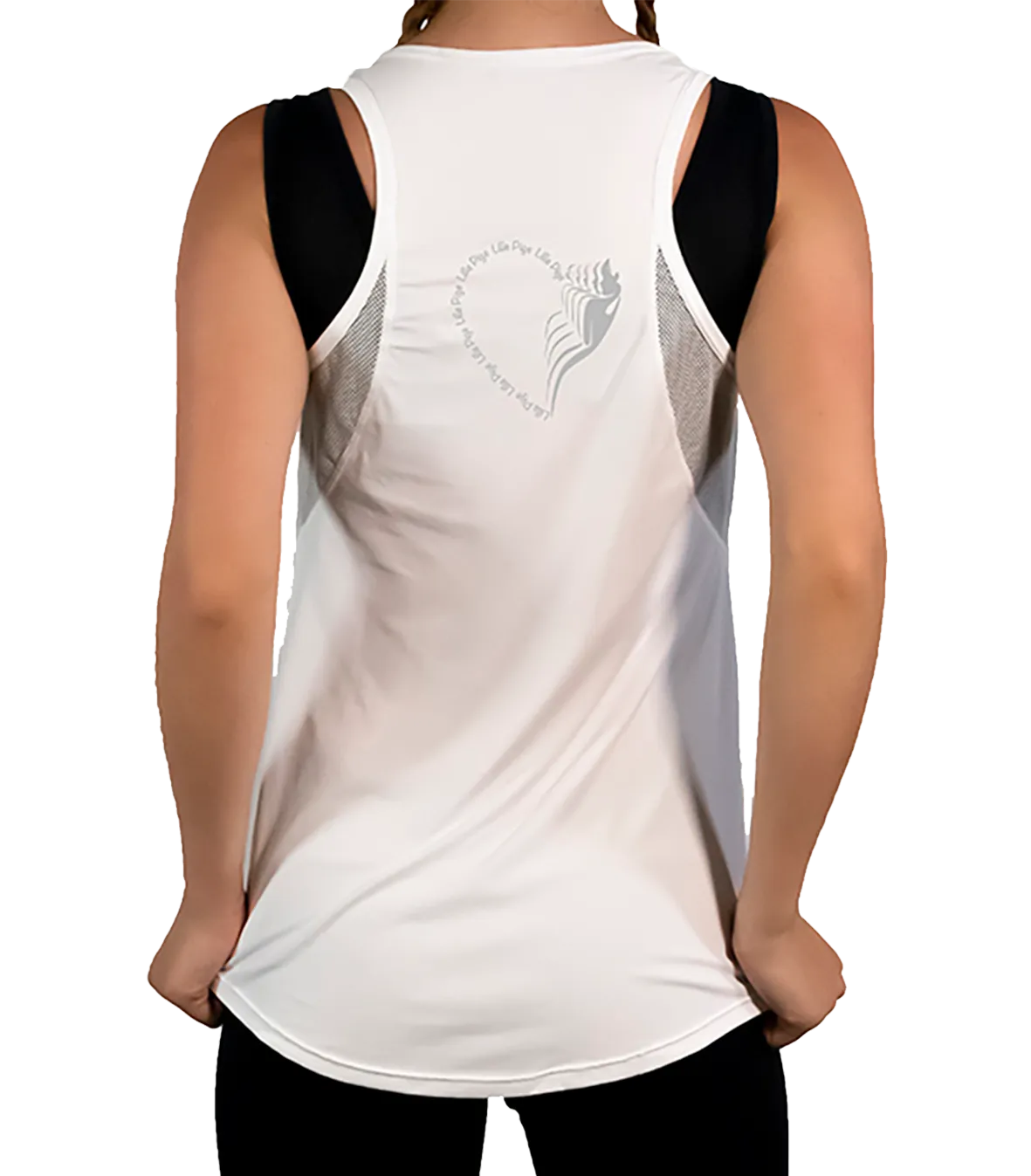 Tank Top Link With Net Mesh