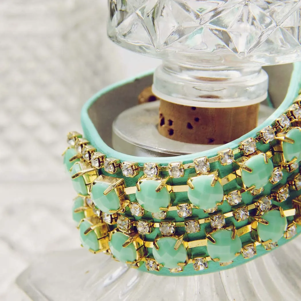Treasured Stacks Bracelet in Mint