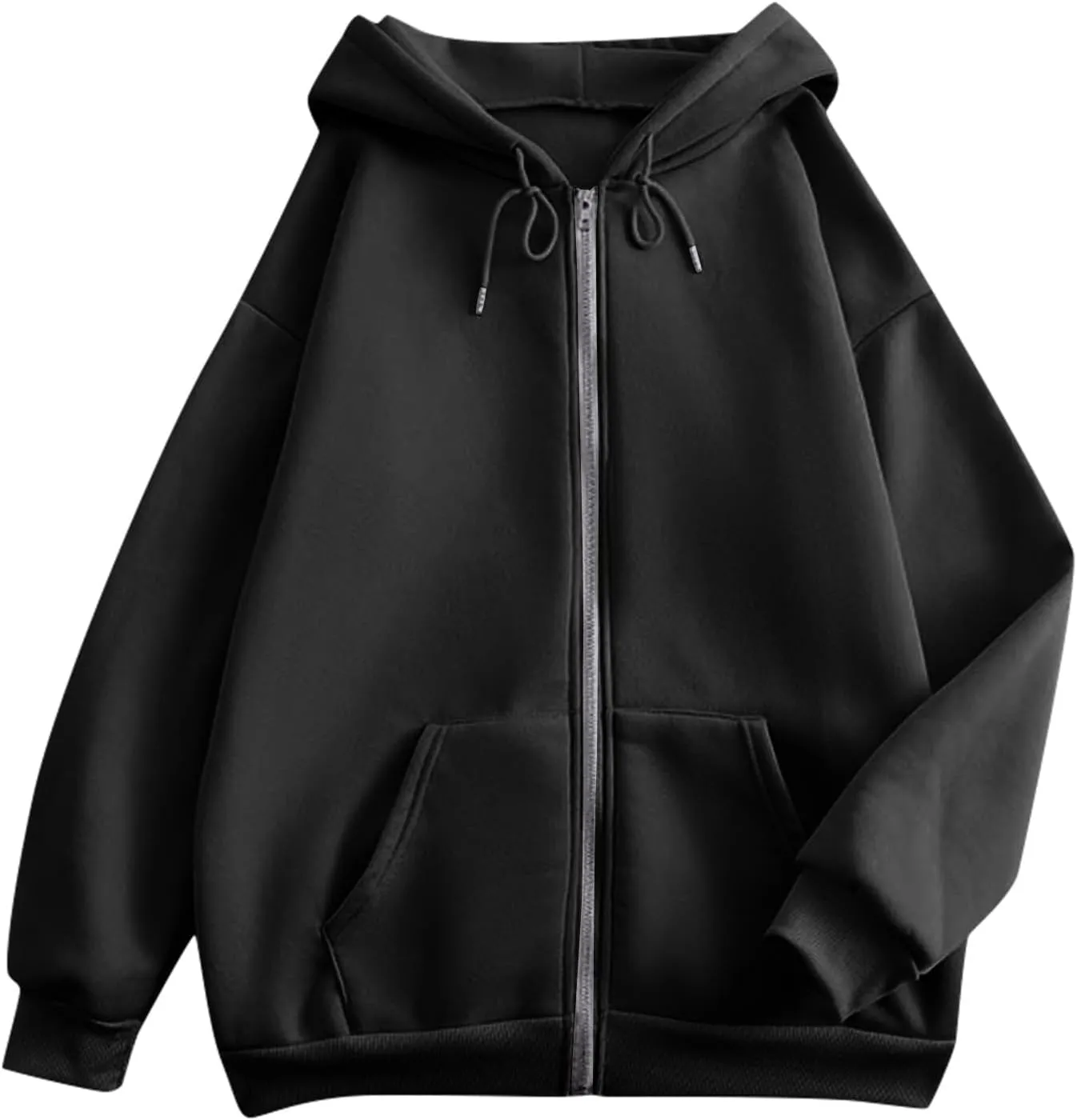 Womens Fall Fashion 2024 Zip Up Hoodies Long Sleeve Sweatshirts Y2K Jackets With Pockets Clothes