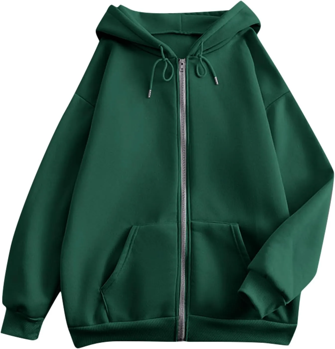Womens Fall Fashion 2024 Zip Up Hoodies Long Sleeve Sweatshirts Y2K Jackets With Pockets Clothes